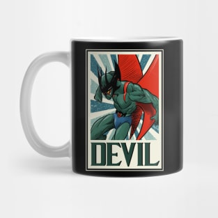 Devilman Cartoon 80s Mug